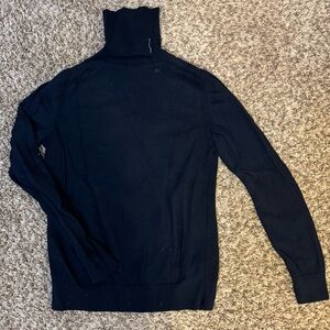 Express men’s turtleneck sweater in navy/dark blue, size medium